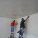 Applying Drywall Mud to Walls & Ceiling