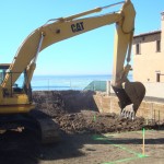 Excavate for Basement at Street Side
