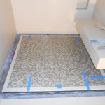 Guest Bath Shower Floor Installation