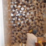 Install Glass Tiles in Master Shower
