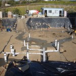 Slurry Fill Drainage Pipe Trenches