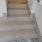Stone Steps and Skirt in Garage