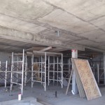 Strip Shoring Forms from Main Level Structural Deck