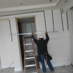 Strip Walls for Second Layer of Drywall