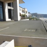 Water Proofed Terrace Prior to Floating Stone Deck Installation