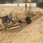 Digging the layback at east wall