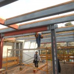 Installing 3 x Nailer on Steel Roof Rafters