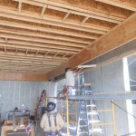 Building Soffit in Great Room